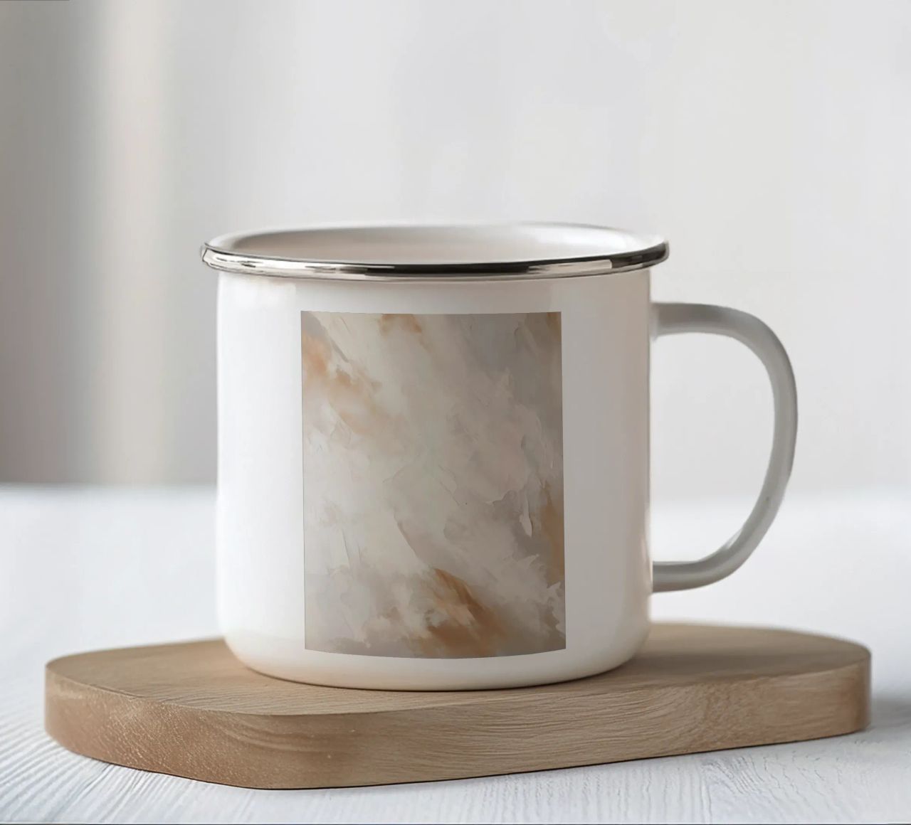 Boho Artistic 4 Texture 2 tazza in smalto da Boho Print Collection