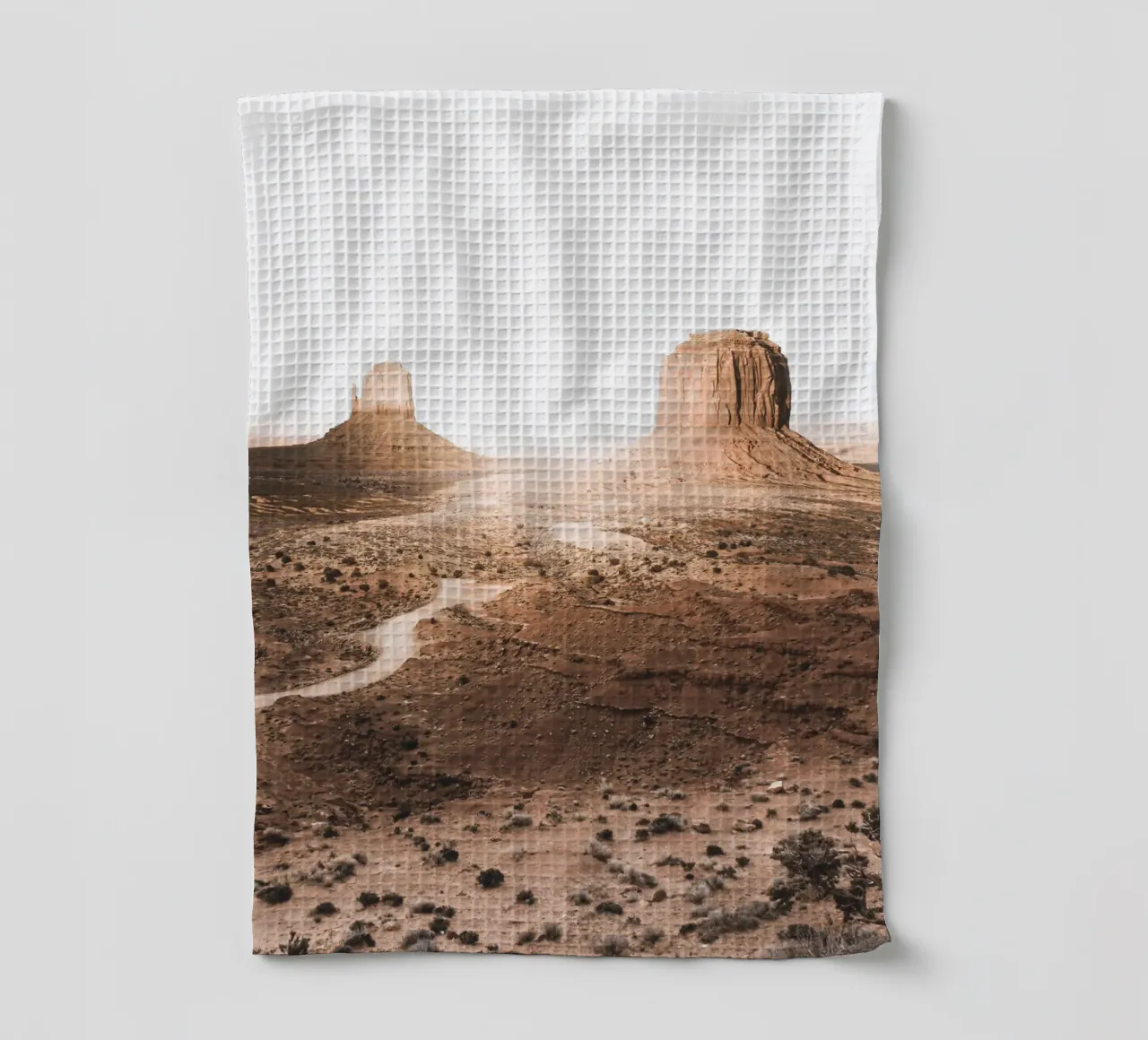 Monument Valley desert landscape - breathtaking nature tea towel by Whole©