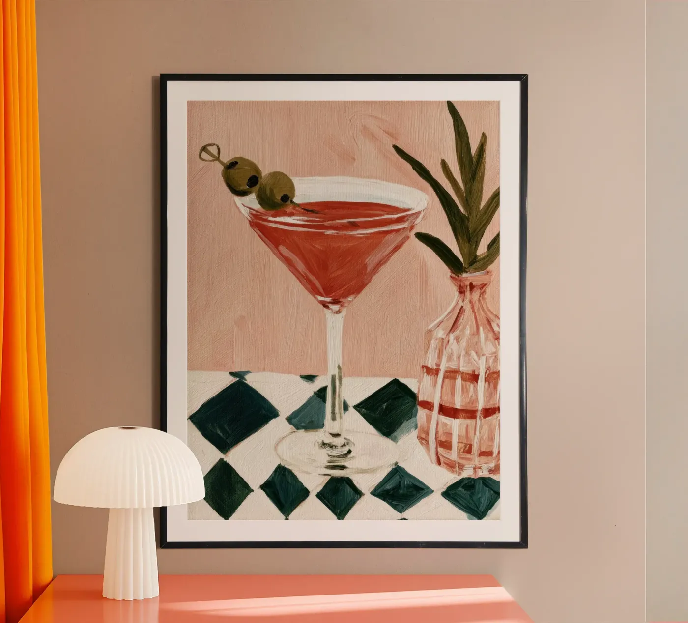 Red Martini poster da G & JOY