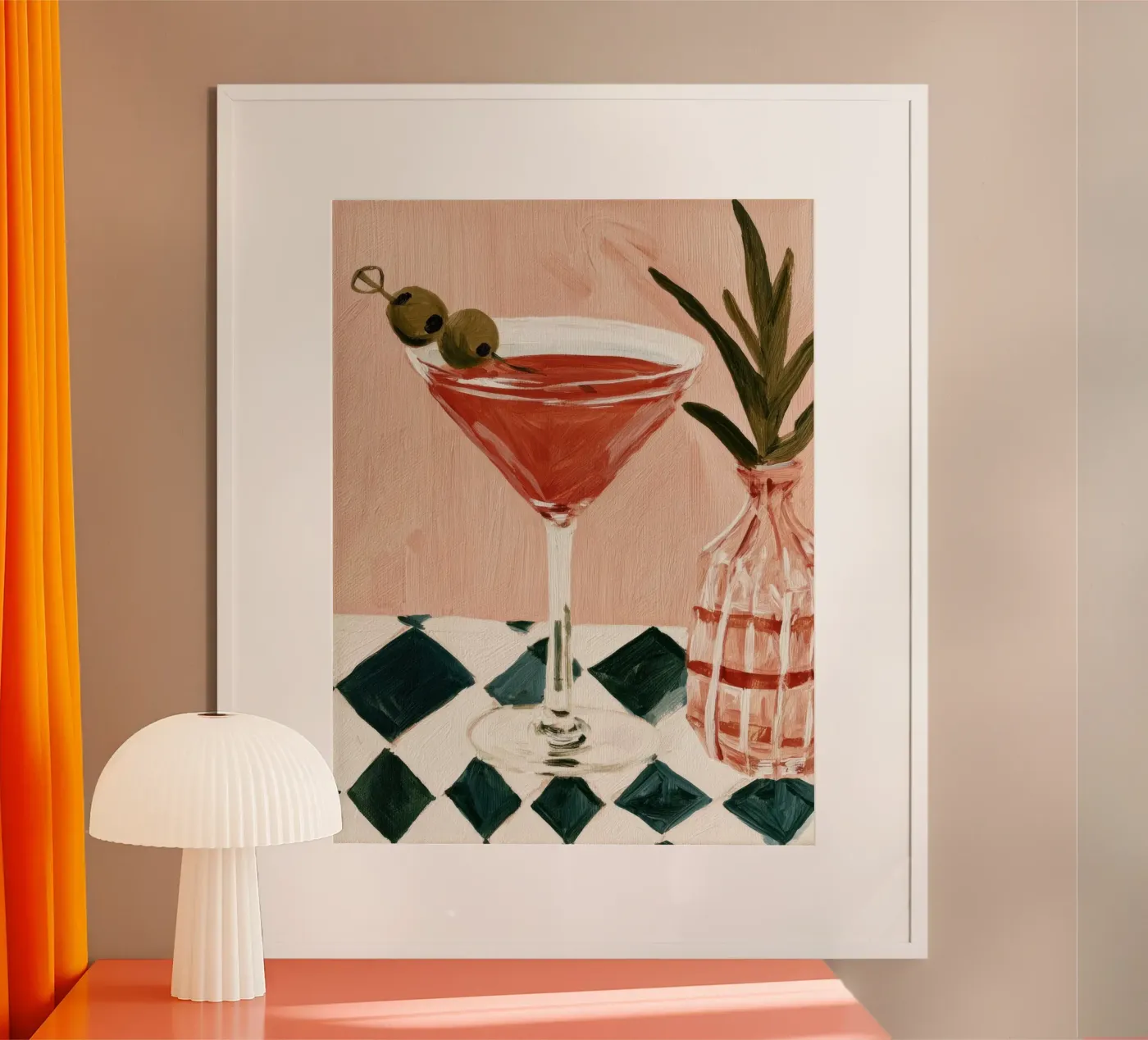 Red Martini poster da G & JOY