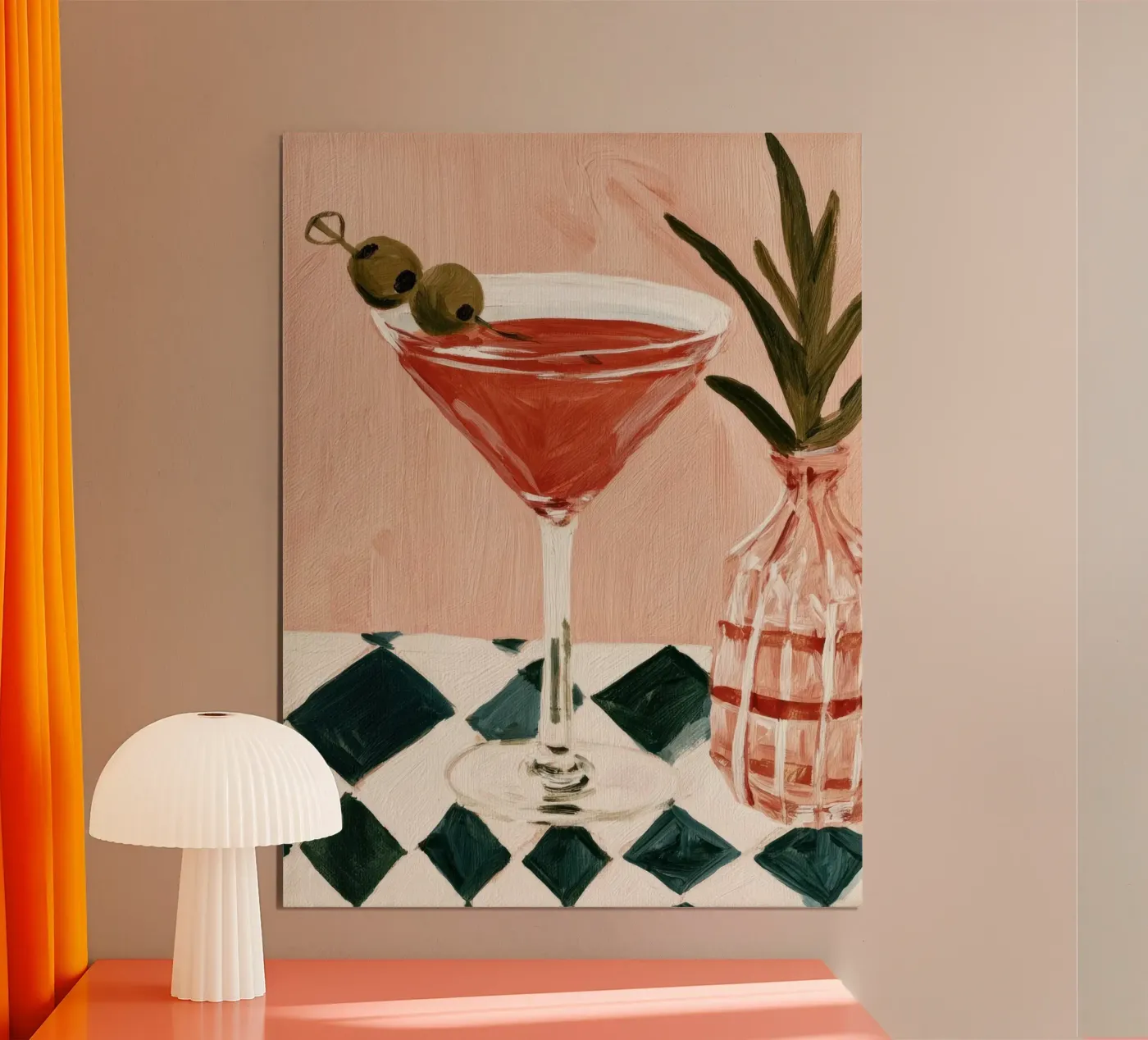 Red Martini poster da G & JOY