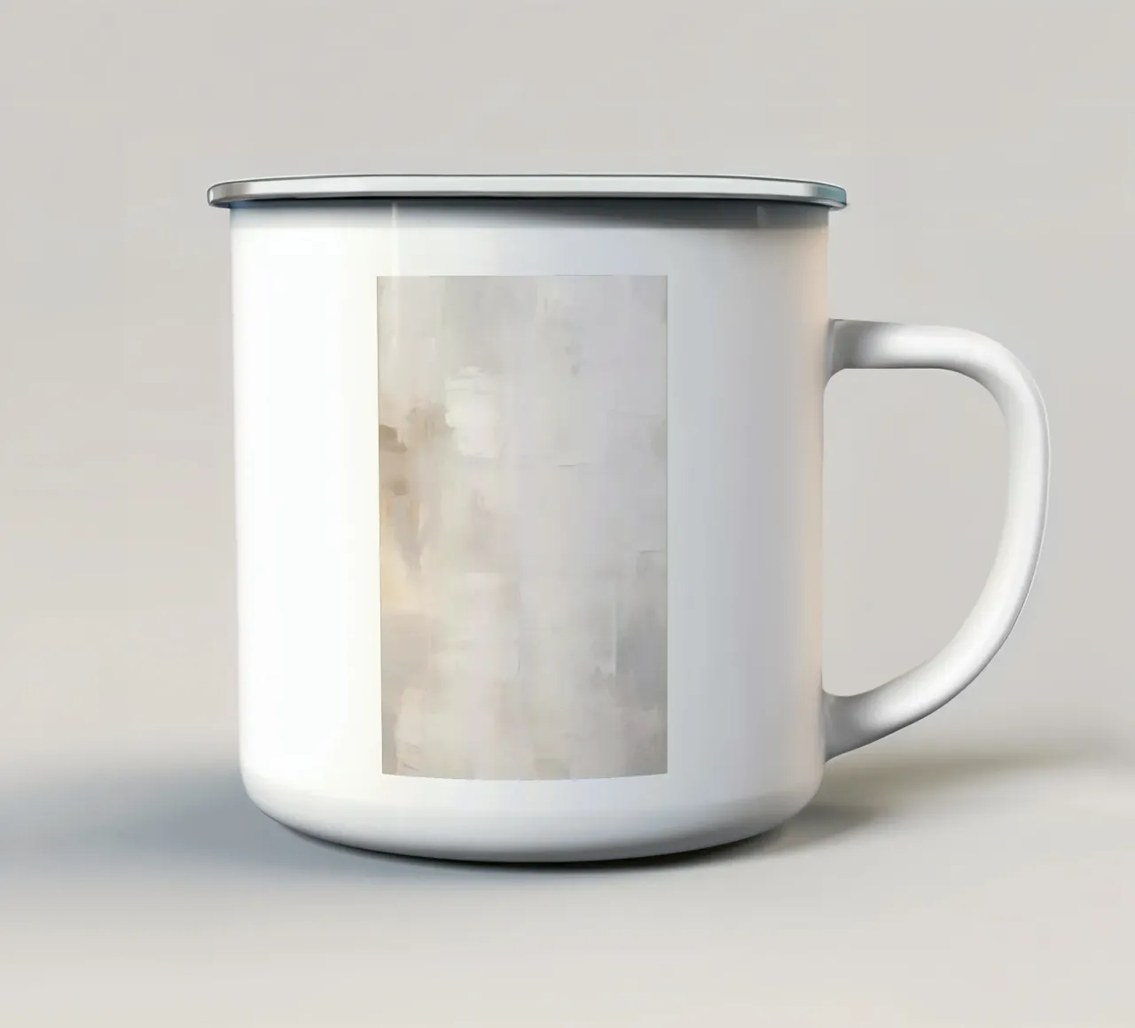 Boho Artistic 4 Texture 4 emaille mok van Boho Print Collection