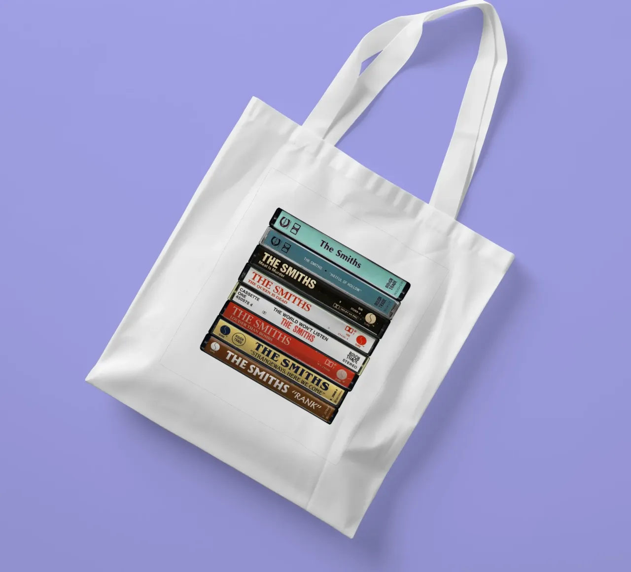 The Smiths - Collected Albums - Cassette Print tote bag by MrMustardPrints