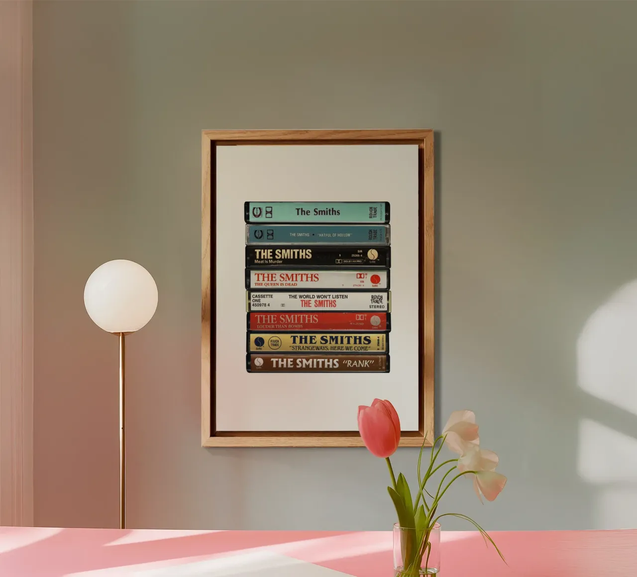 The Smiths - Collected Albums - Cassette Print alu-dibond by MrMustardPrints