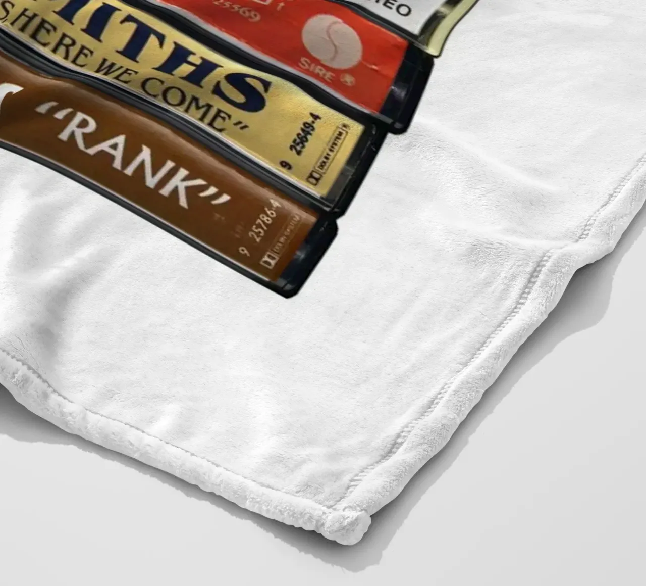 The Smiths - Collected Albums - Cassette Print fleece blanket by MrMustardPrints