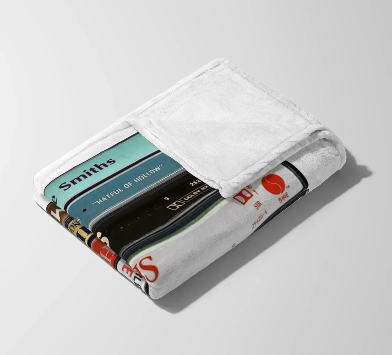 The Smiths - Collected Albums - Cassette Print fleece blanket by MrMustardPrints