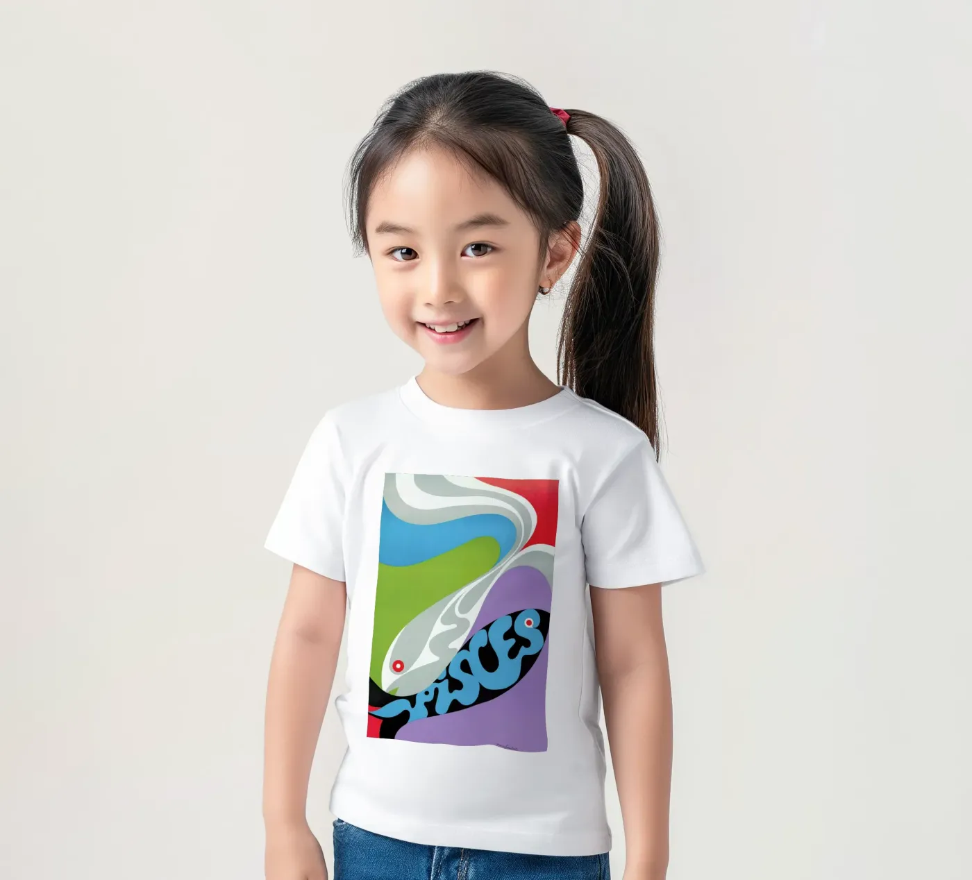 Pisces t-shirt bambini da Simboli Design