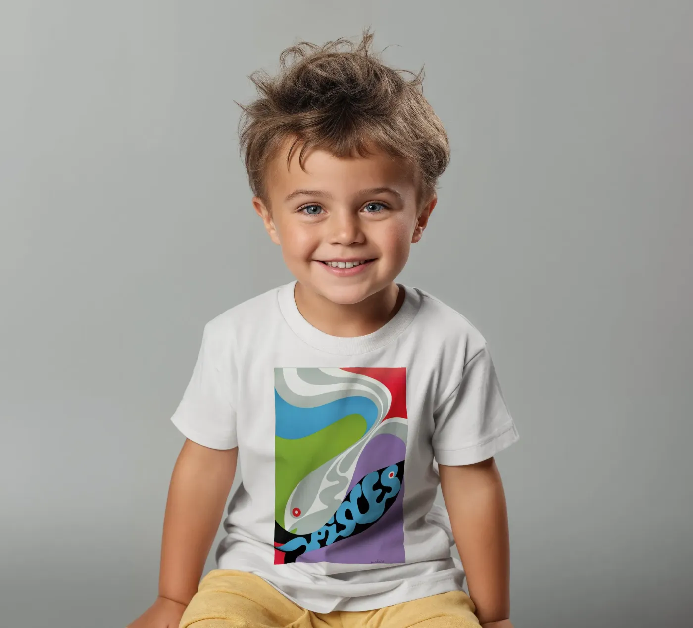Pisces t-shirt bambini da Simboli Design