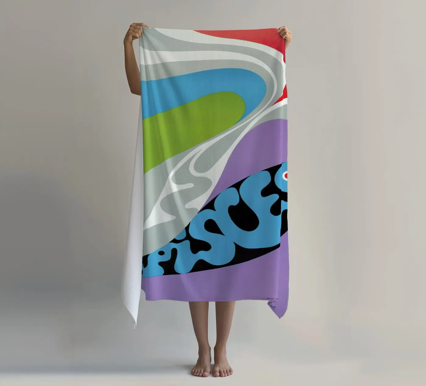 Pisces strandhanddoek van Simboli Design