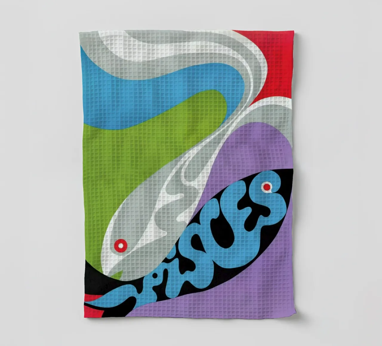 Pisces canovaccio da cucina da Simboli Design
