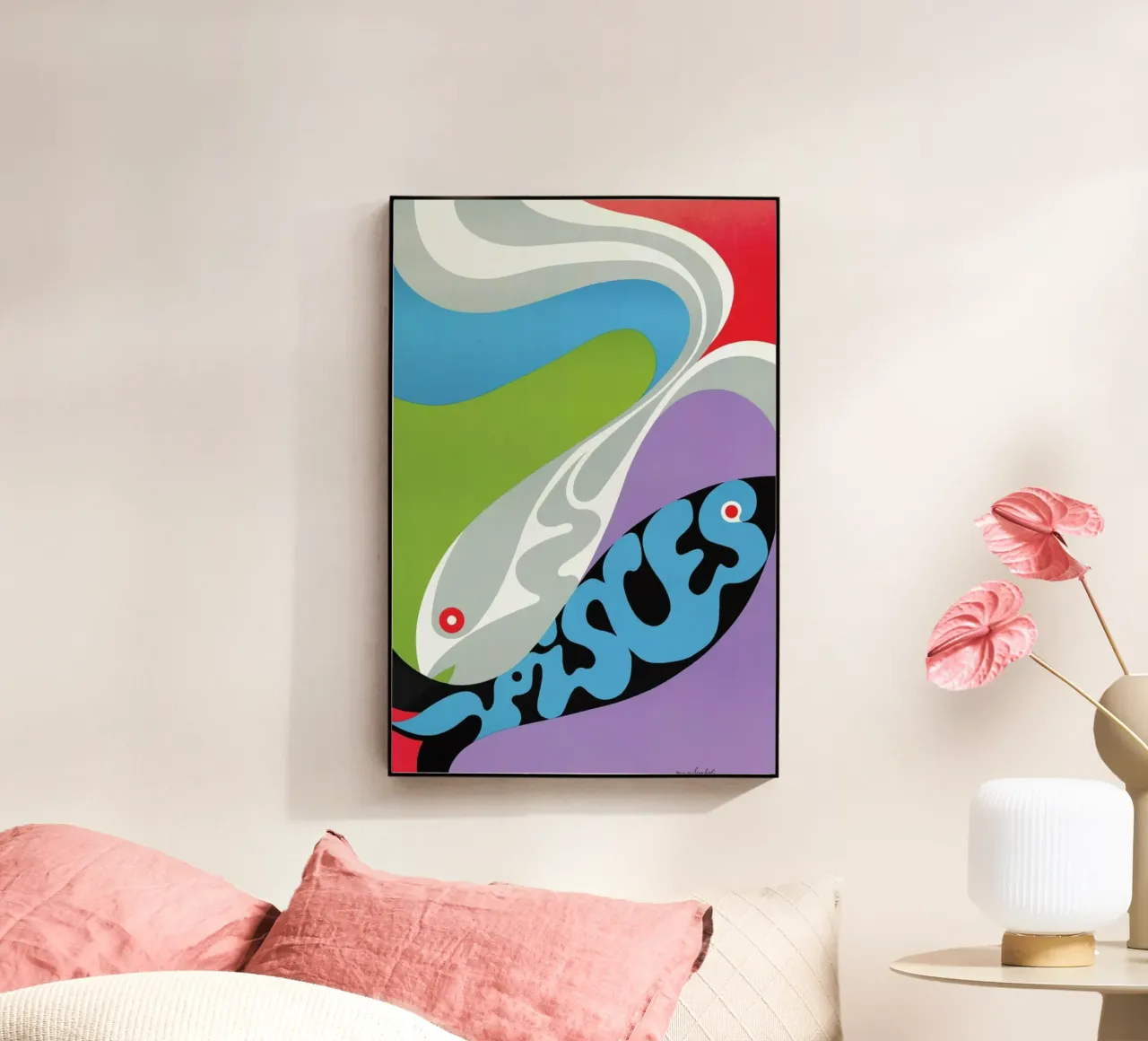 Pisces acryl van Simboli Design