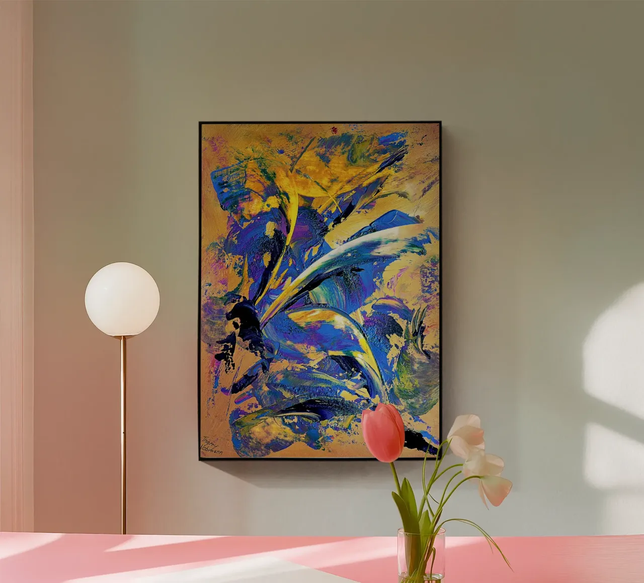 IDEAL GIFT 52 plexiglass da Thierry Vobmann Abstract painting