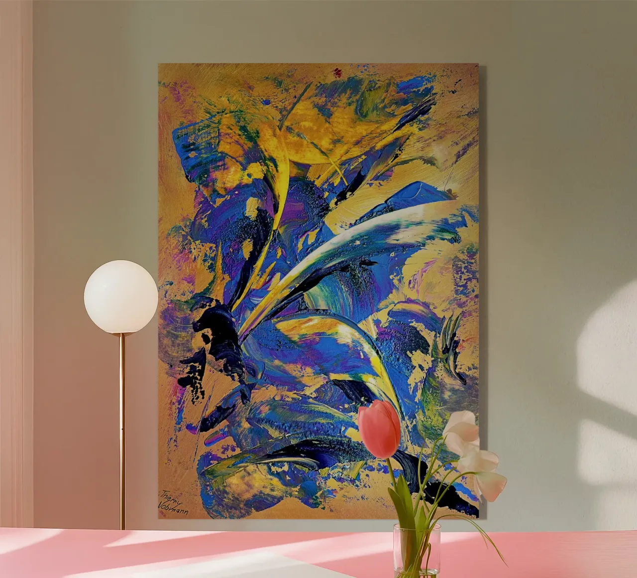 IDEAL GIFT 52 plexiglass da Thierry Vobmann Abstract painting