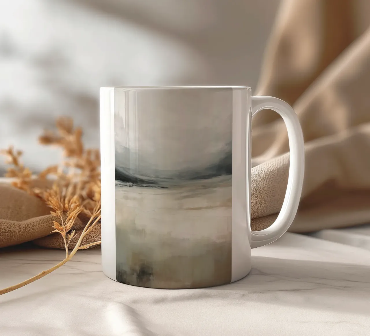 Boho Artistic 5 Texture 3 tazza in ceramica da Boho Print Collection