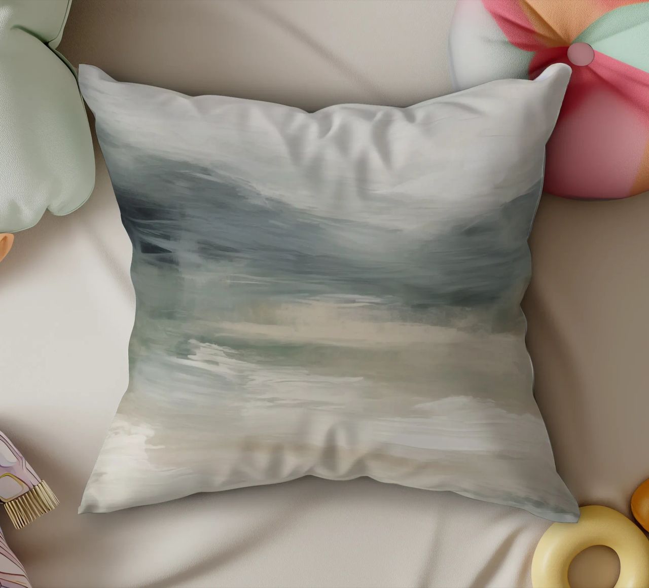 Boho Artistic 5 Texture 4 cuscino da Boho Print Collection