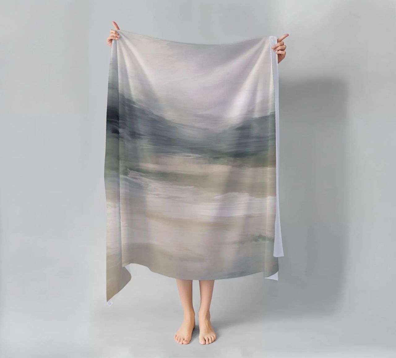 Boho Artistic 5 Texture 4 telo mare da Boho Print Collection