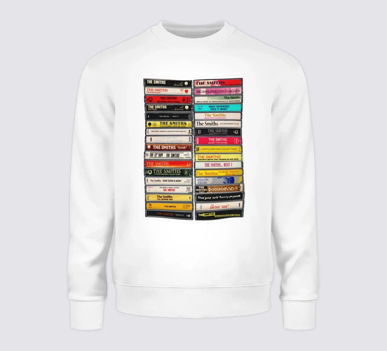 The Smiths - Collected Albums & Singles - Cassette Print sudadera de MrMustardPrints