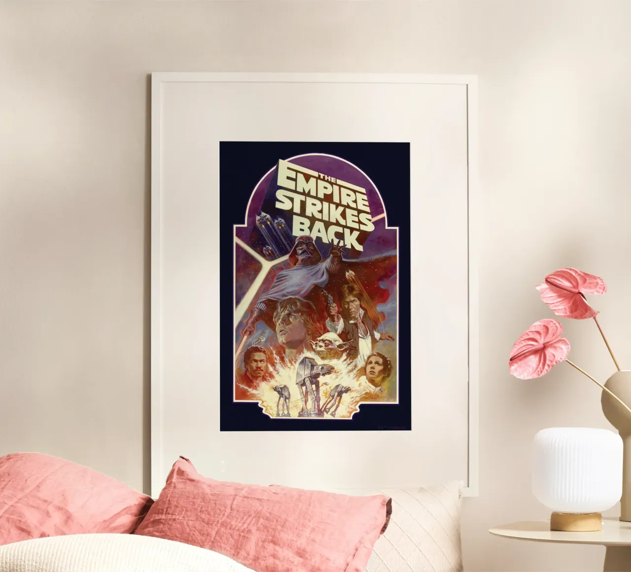 THE EMPIRE STRIKES BACK carta hahnemühle da Star Wars