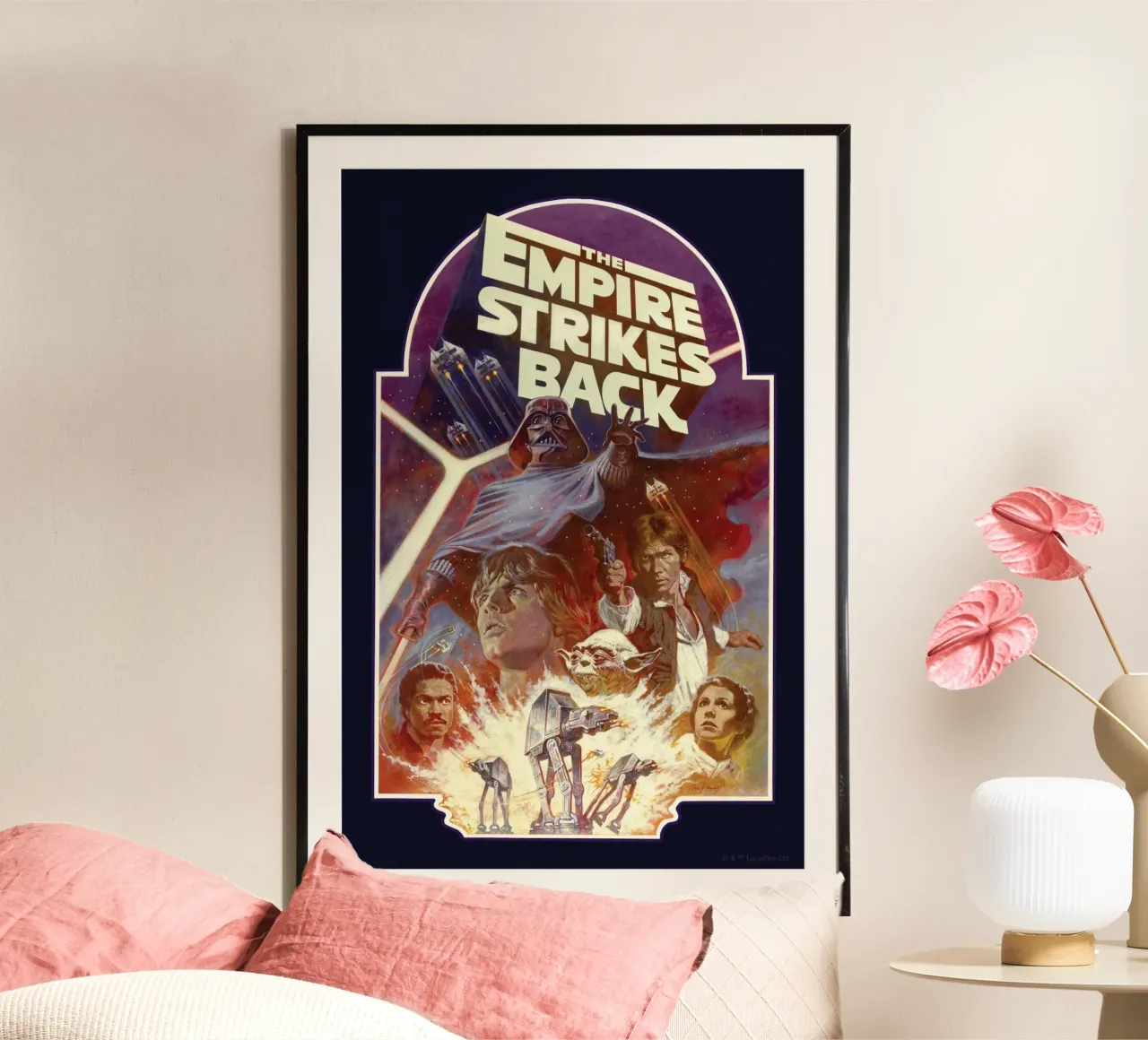 THE EMPIRE STRIKES BACK carta hahnemühle da Star Wars