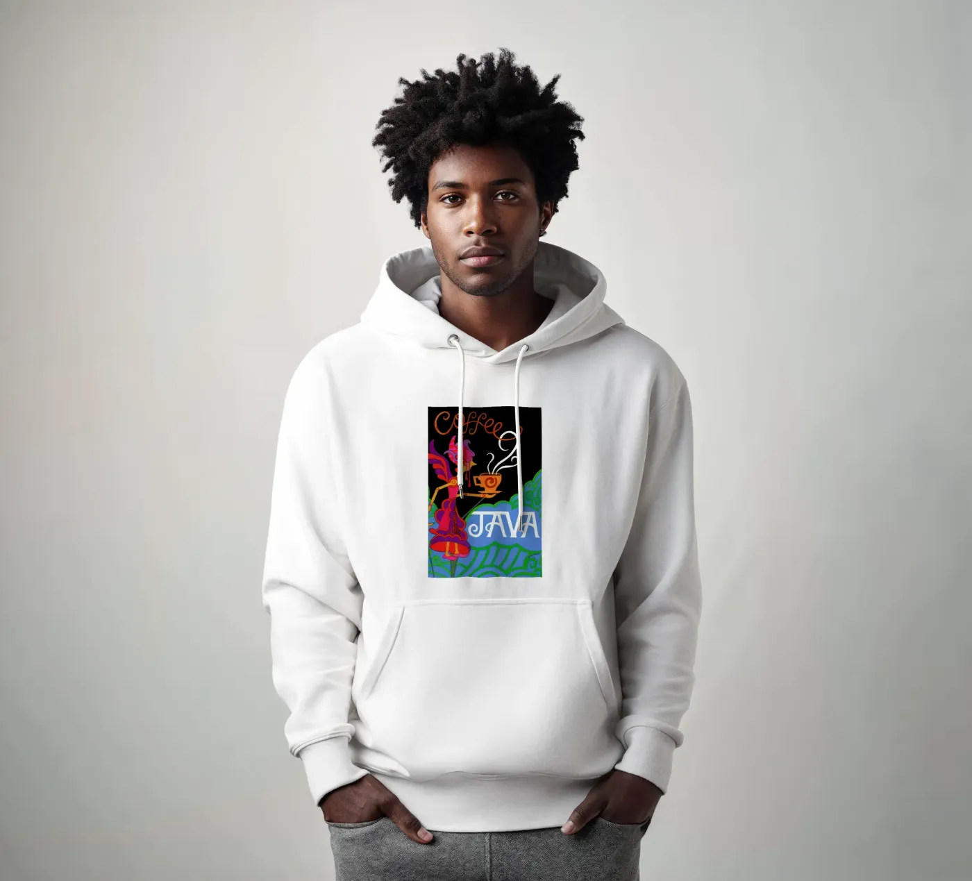 Java hoodie by Simboli Design