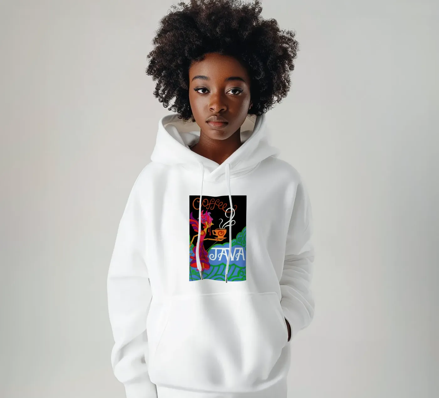 Java hoodie by Simboli Design