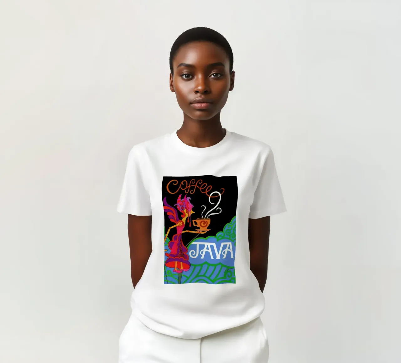 Java camiseta de Simboli Design
