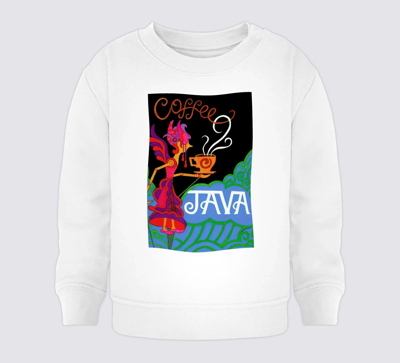 Java felpa neonato da Simboli Design