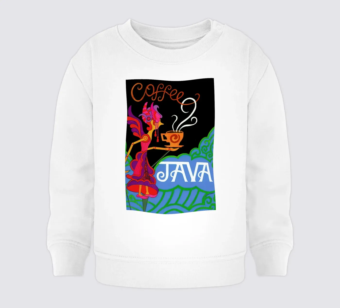 Java felpa neonato da Simboli Design