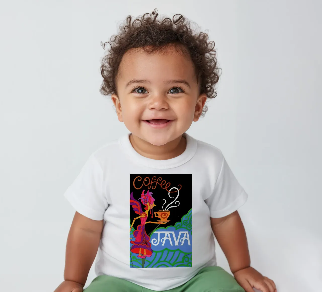 Java maglietta neonato da Simboli Design