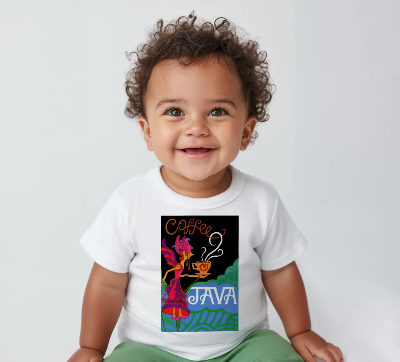 Java maglietta neonato da Simboli Design
