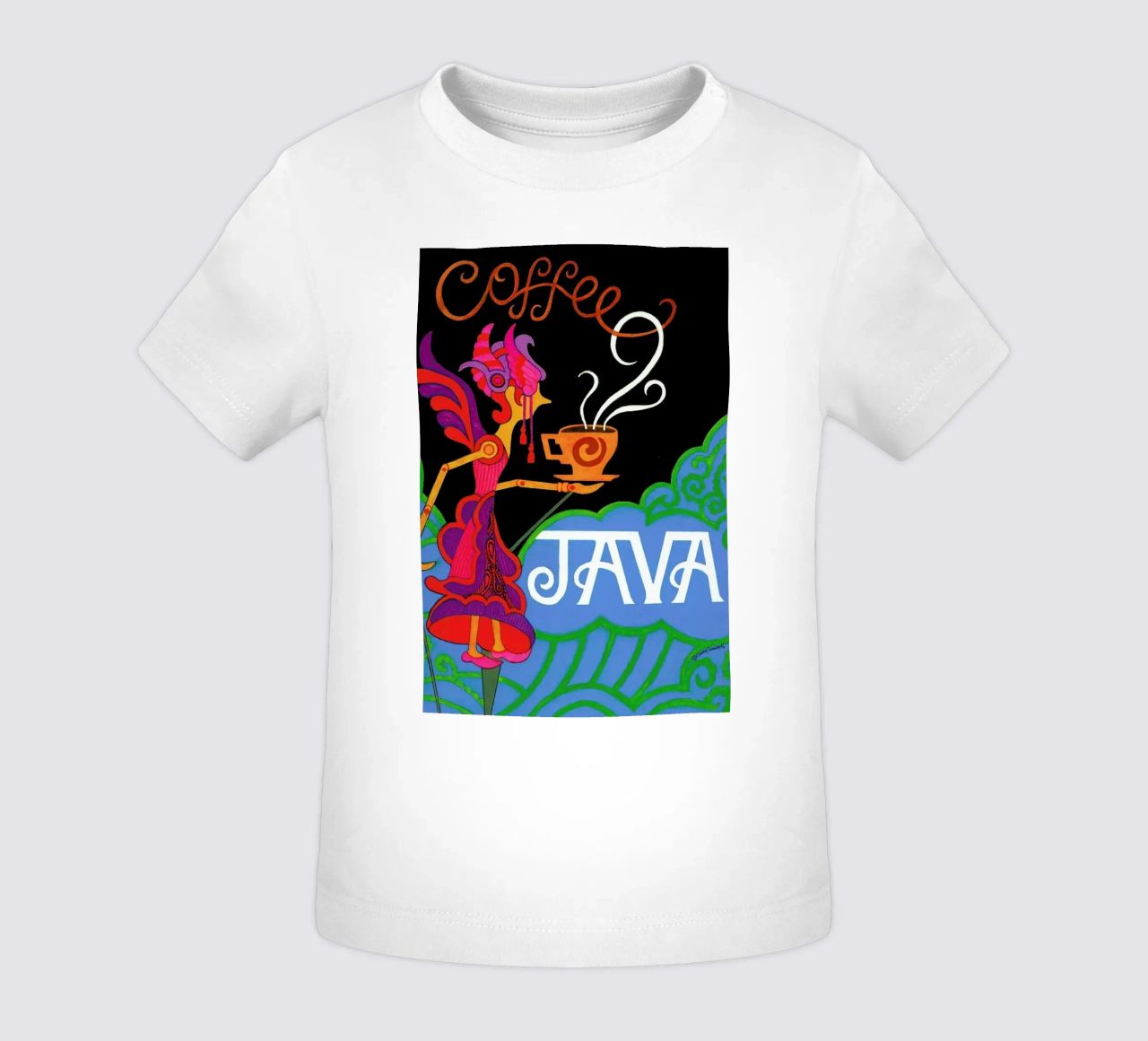 Java maglietta neonato da Simboli Design