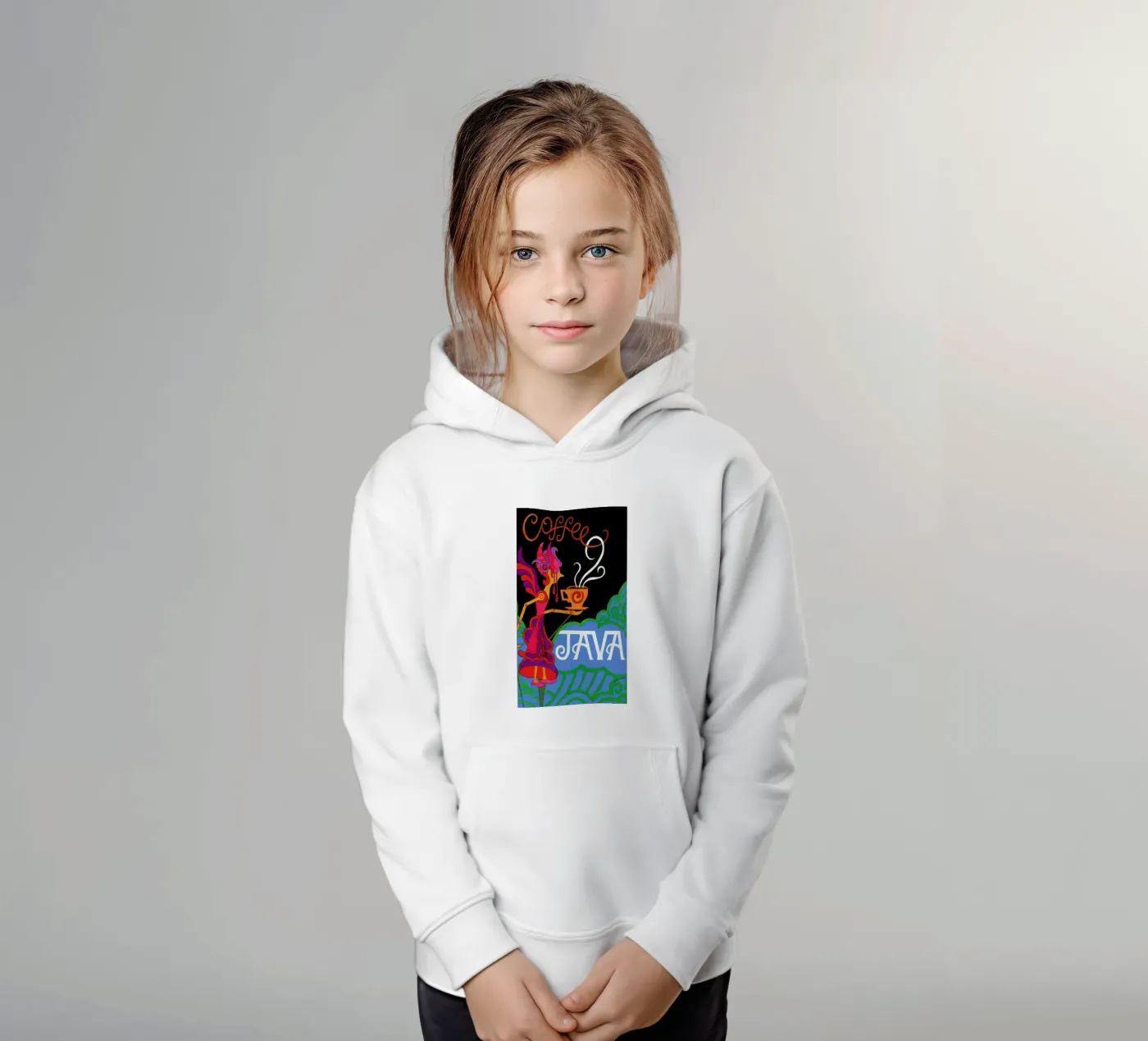 Java kinder hoodie van Simboli Design