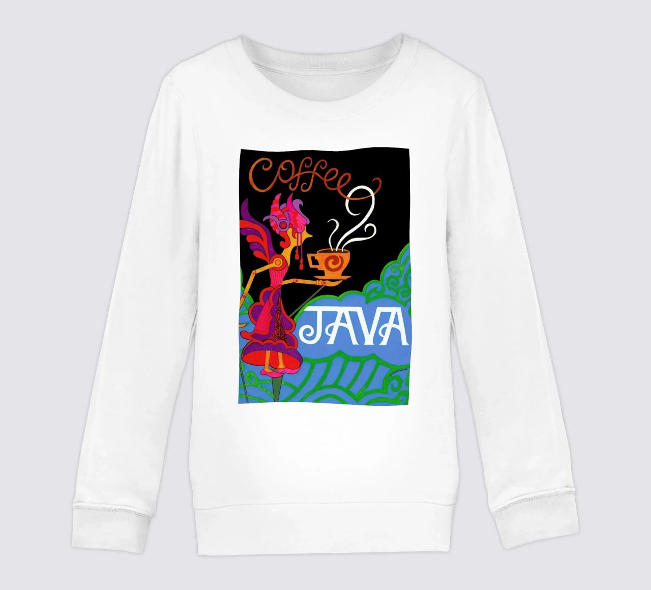 Java felpa bambino da Simboli Design