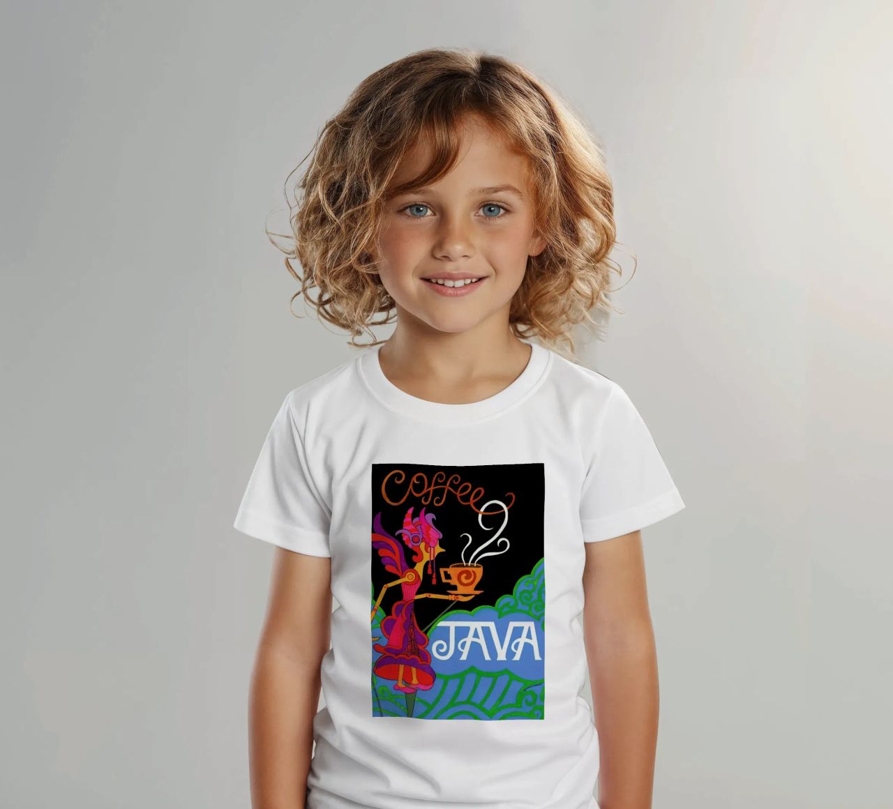 Java t-shirt bambini da Simboli Design