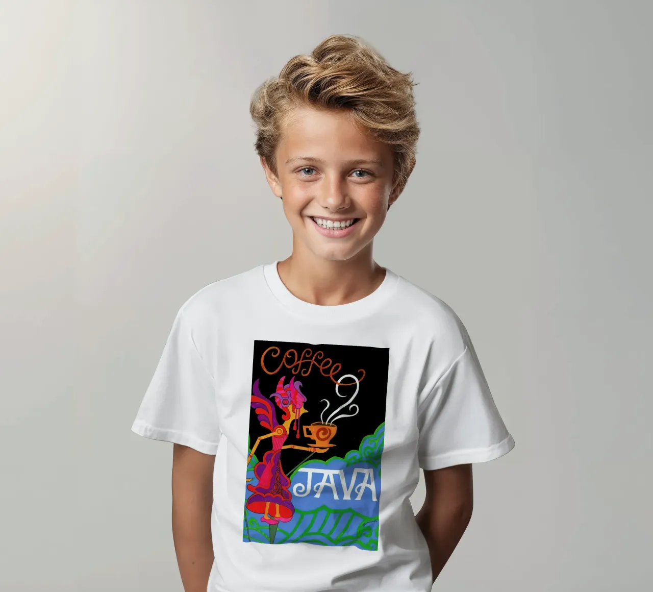 Java t-shirt enfant de Simboli Design