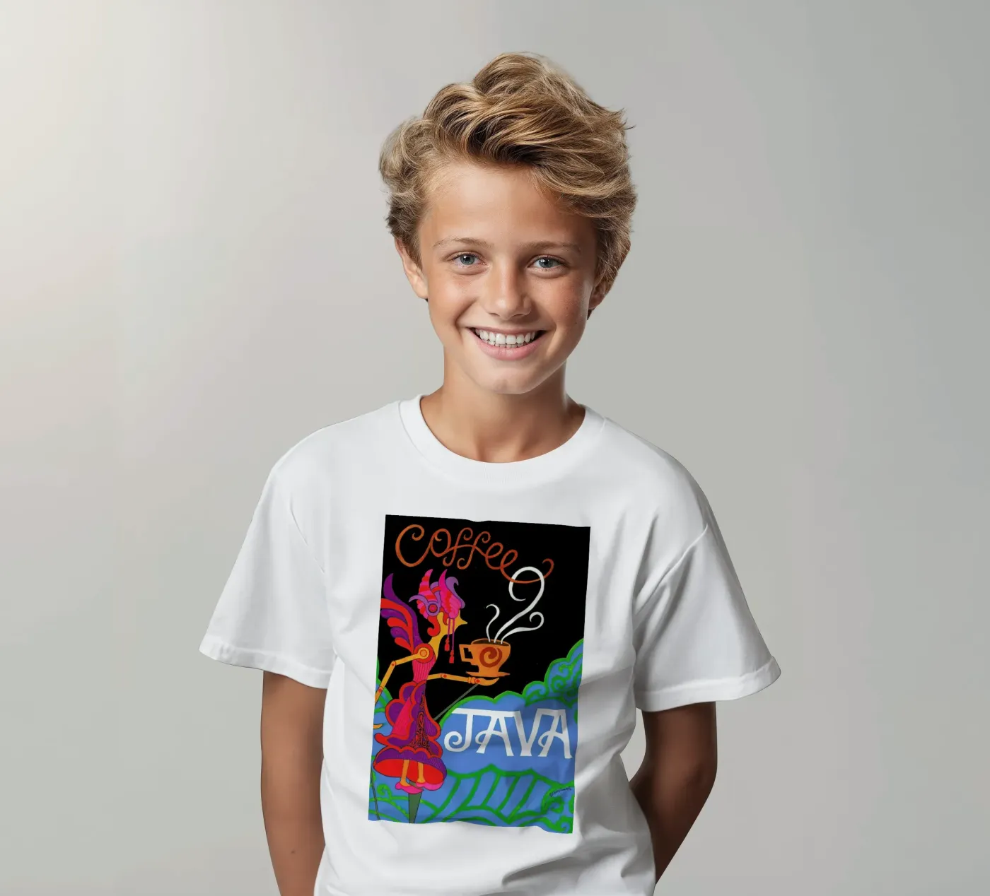 Java Kinder T-Shirt von Simboli Design