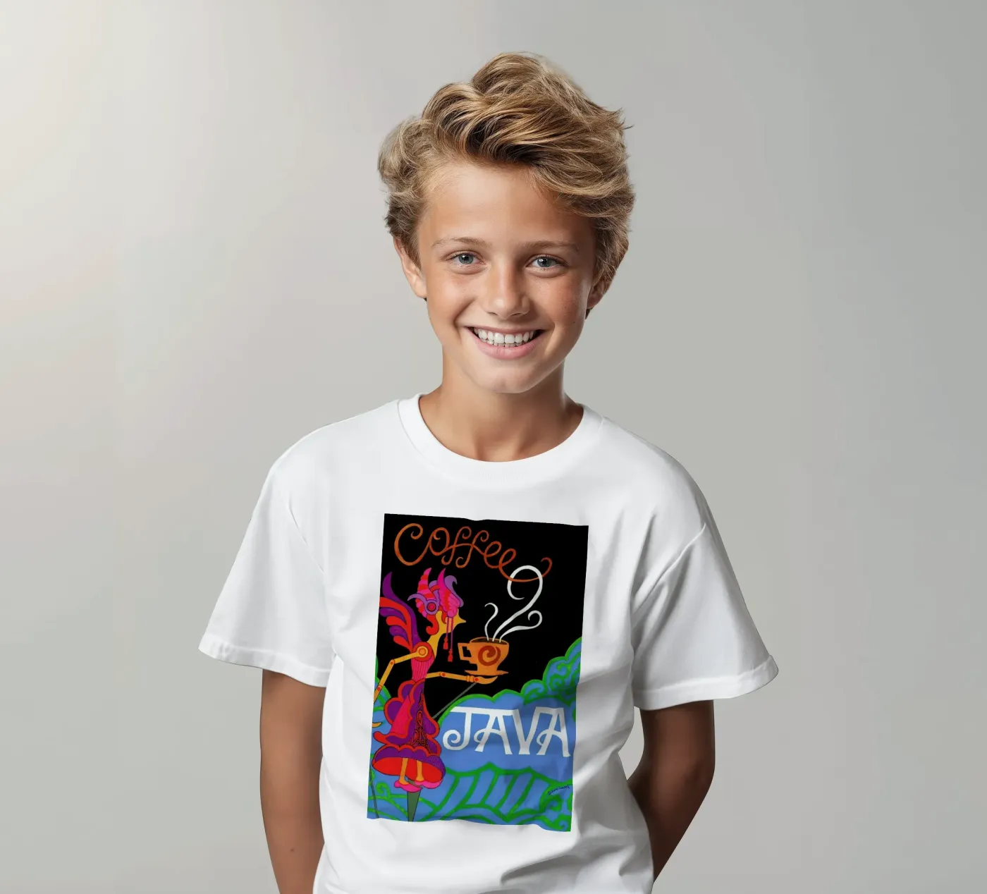 Java t-shirt bambini da Simboli Design