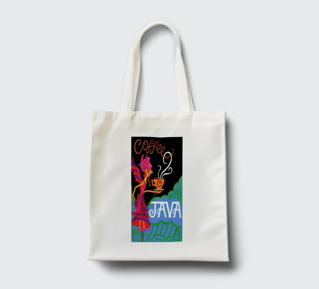 Java borsa in juta da Simboli Design