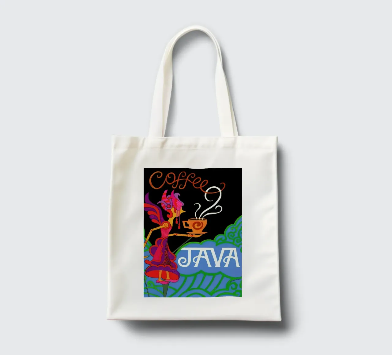 Java Jutebeutel von Simboli Design