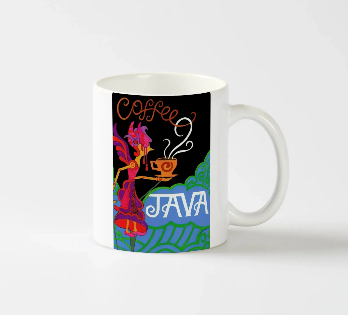 Java ceramic mug by Simboli Design
