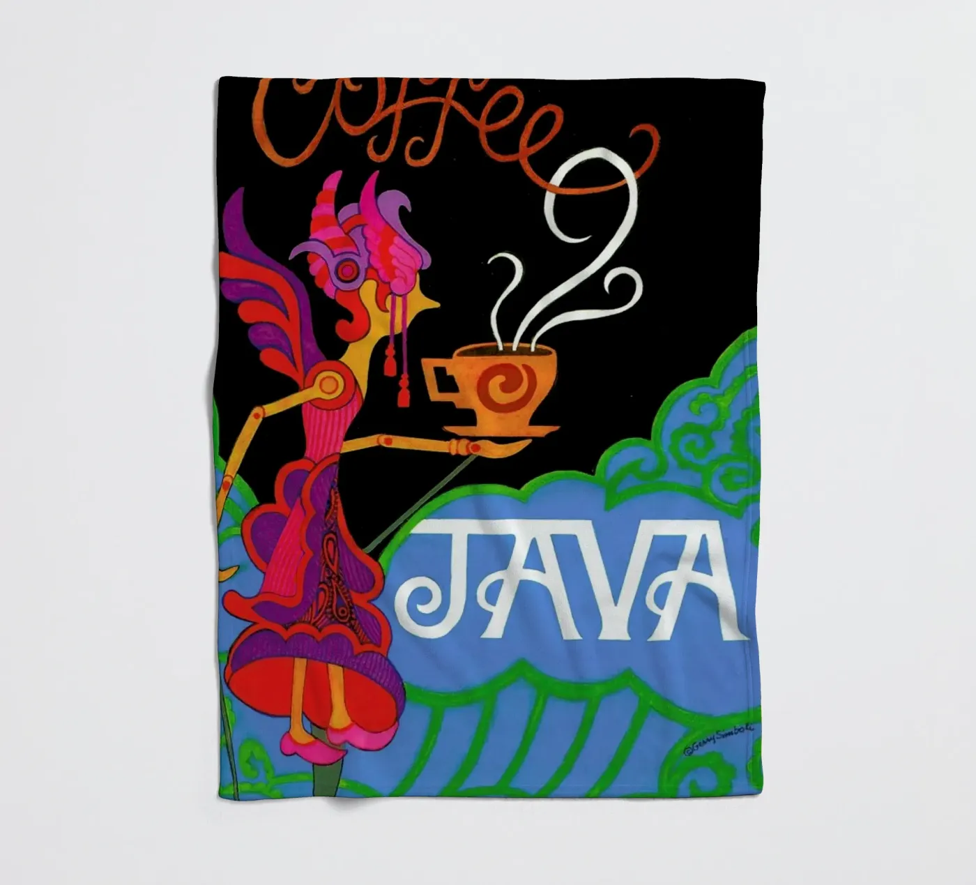 Java coperta in pile da Simboli Design