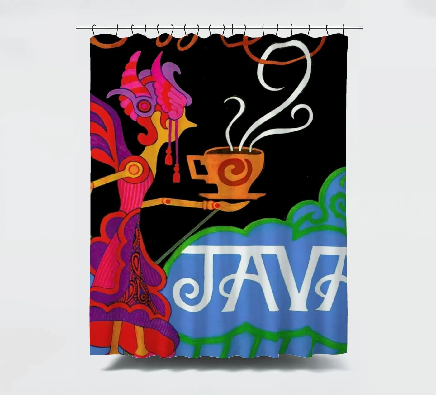 Java douchegordijn van Simboli Design