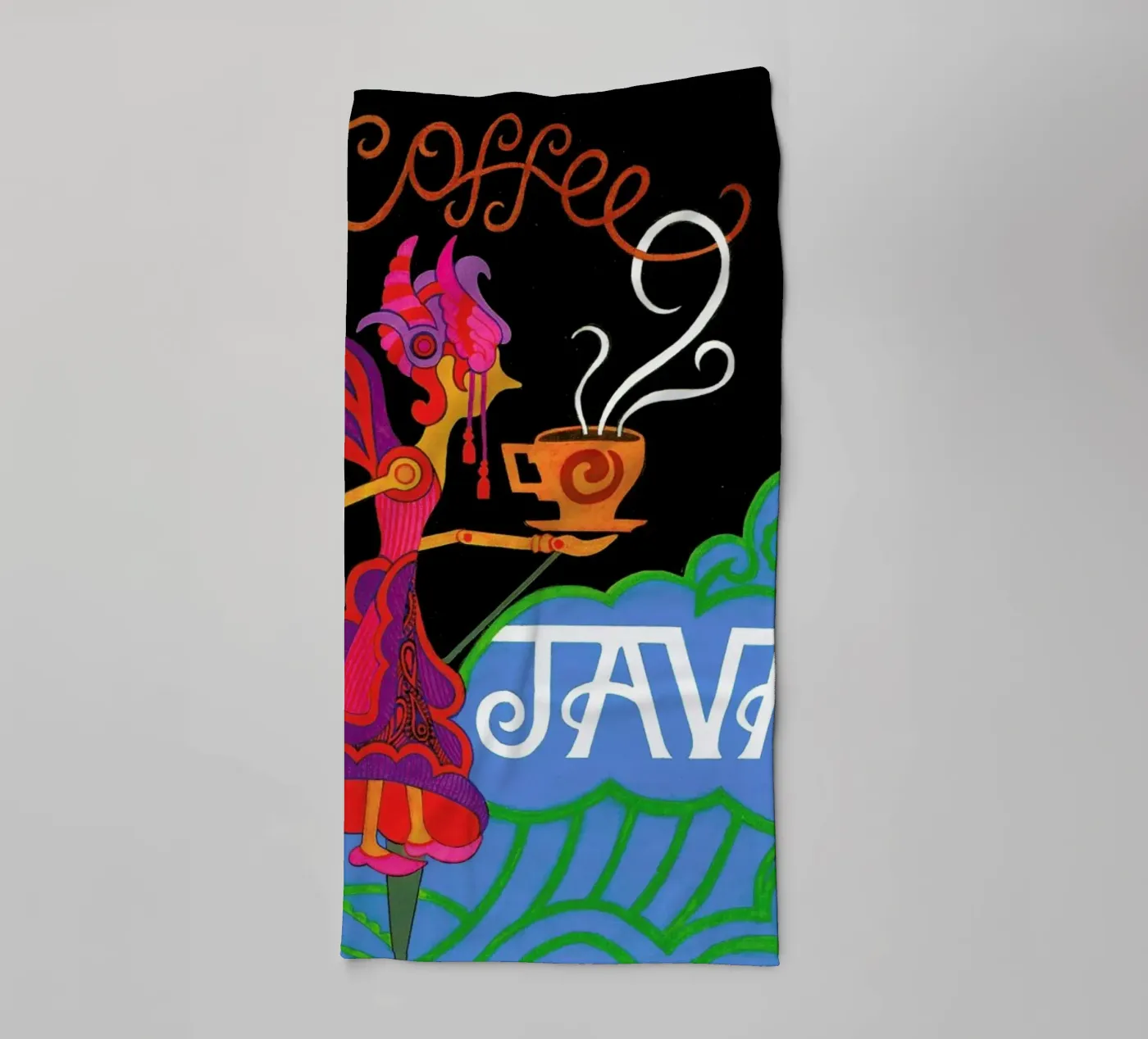 Java badhanddoek van Simboli Design