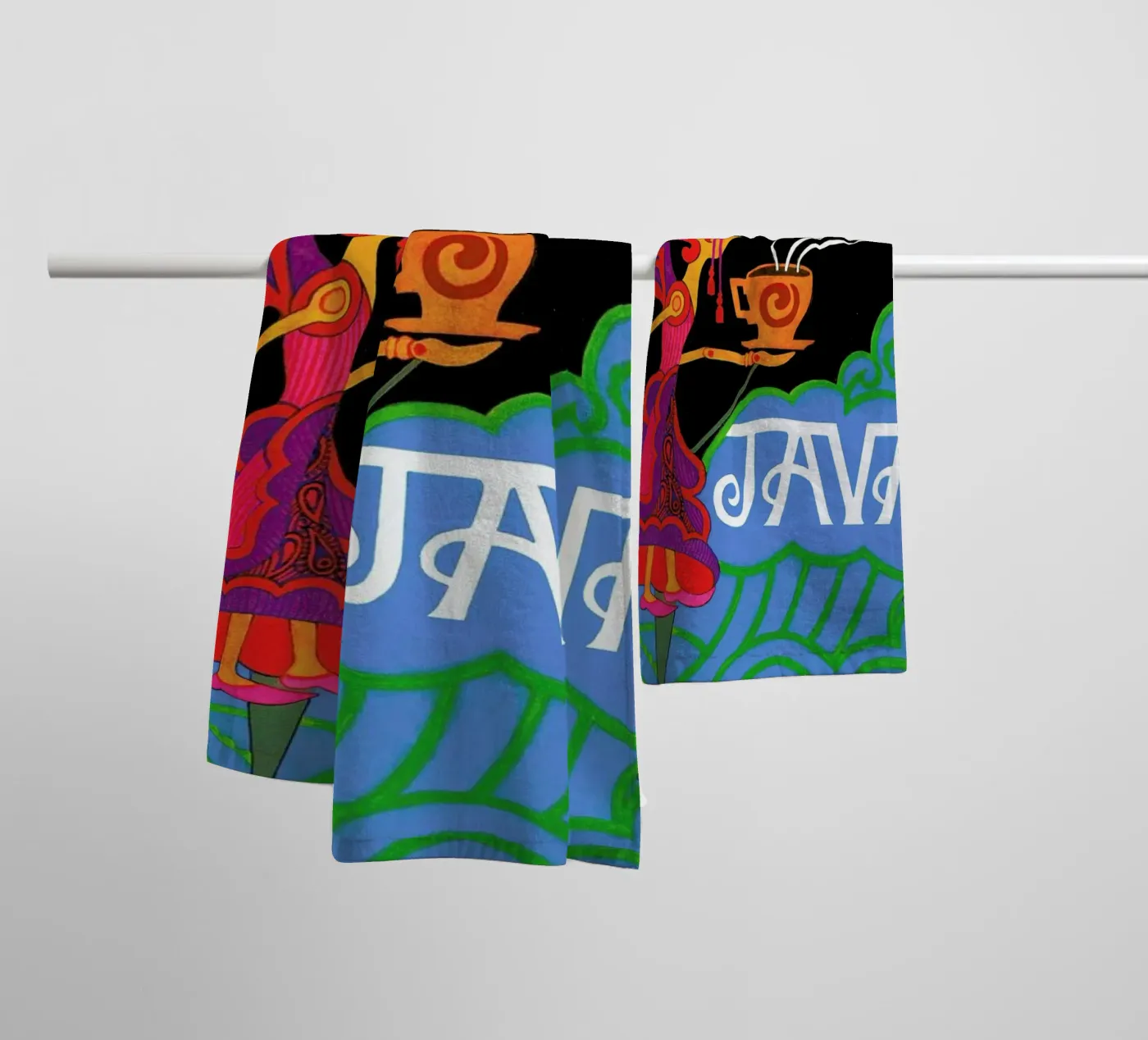 Java badhanddoek van Simboli Design