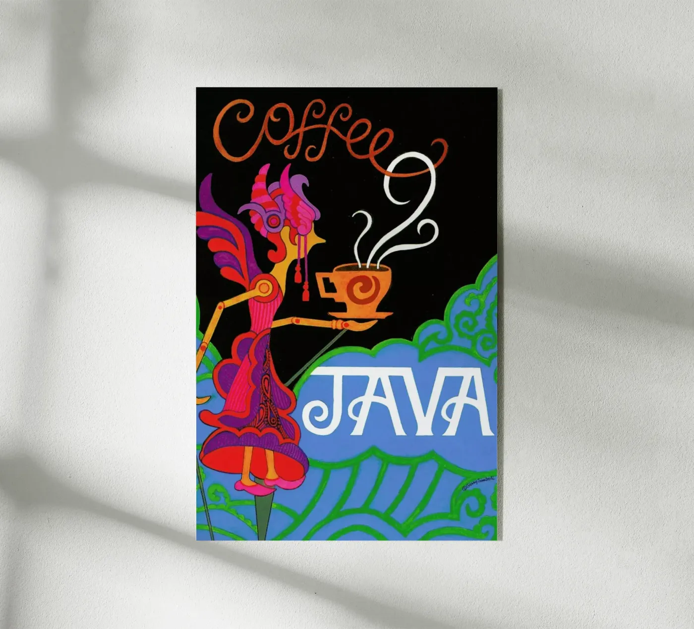 Java Acryl-Glas von Simboli Design