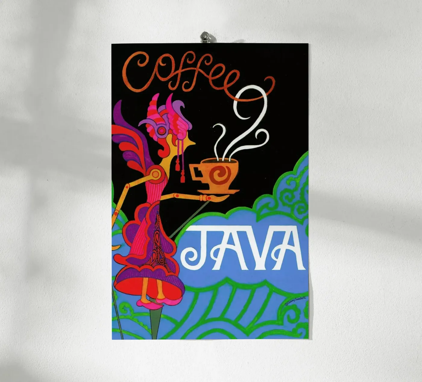 Java poster de Simboli Design