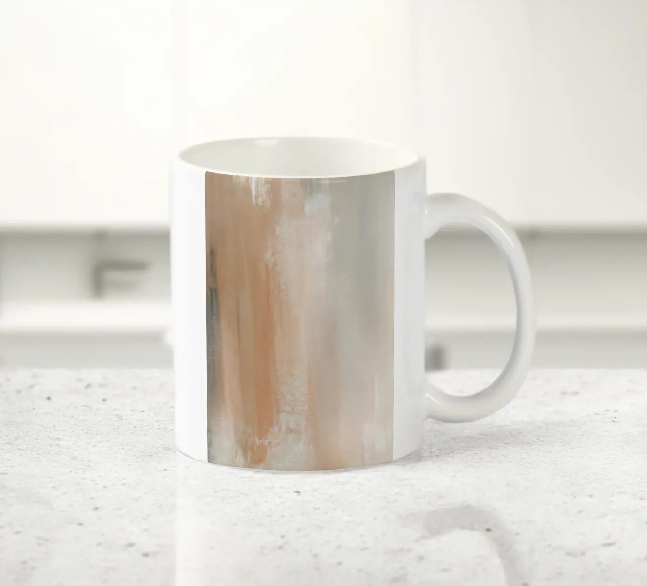 Boho Artistic 6 Texture 3 Keramik Tasse von Boho Print Collection