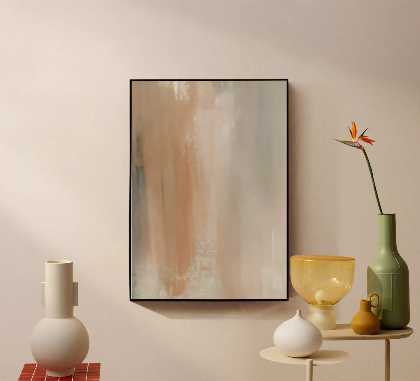 Boho Artistic 6 Texture 3 plexiglass da Boho Print Collection