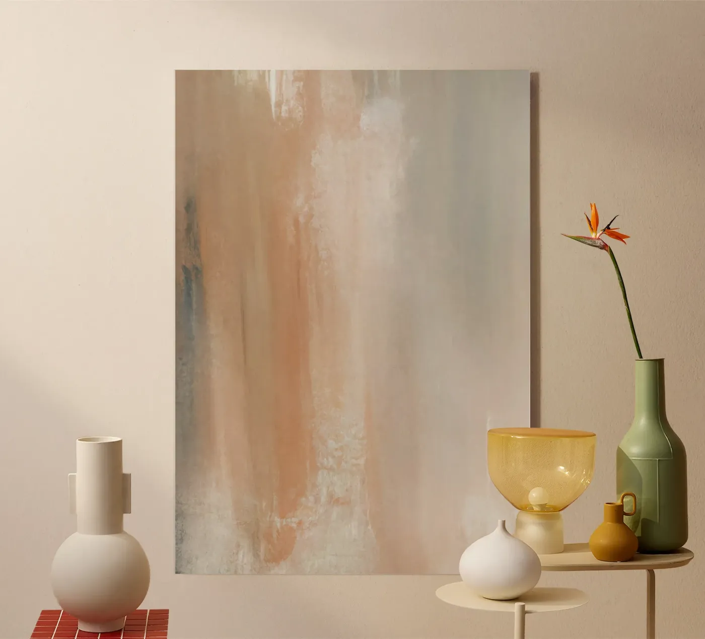 Boho Artistic 6 Texture 3 plexiglass da Boho Print Collection