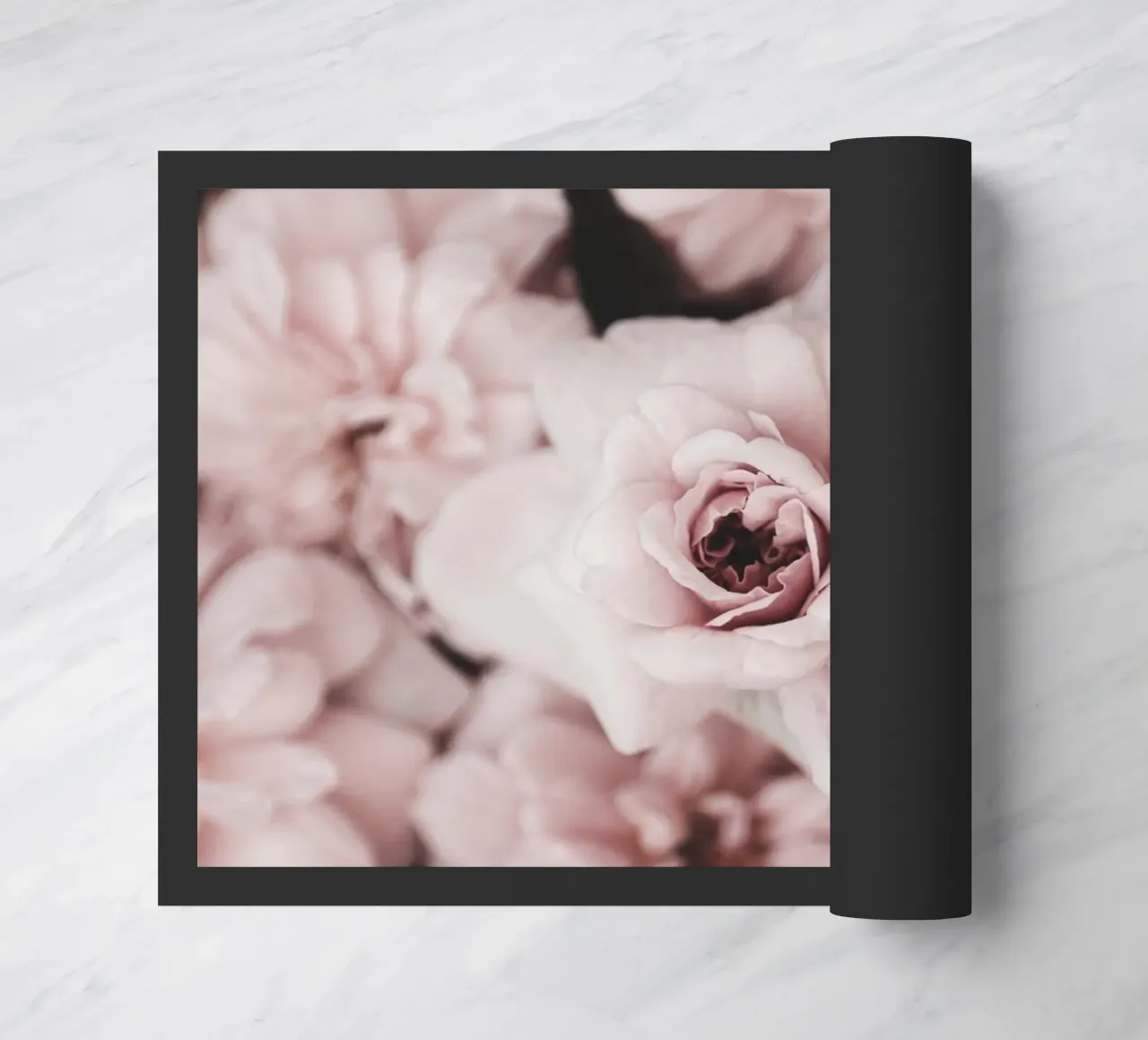 Morbido splendore floreale - Rosa romantico e delicato zerbino da Whole©